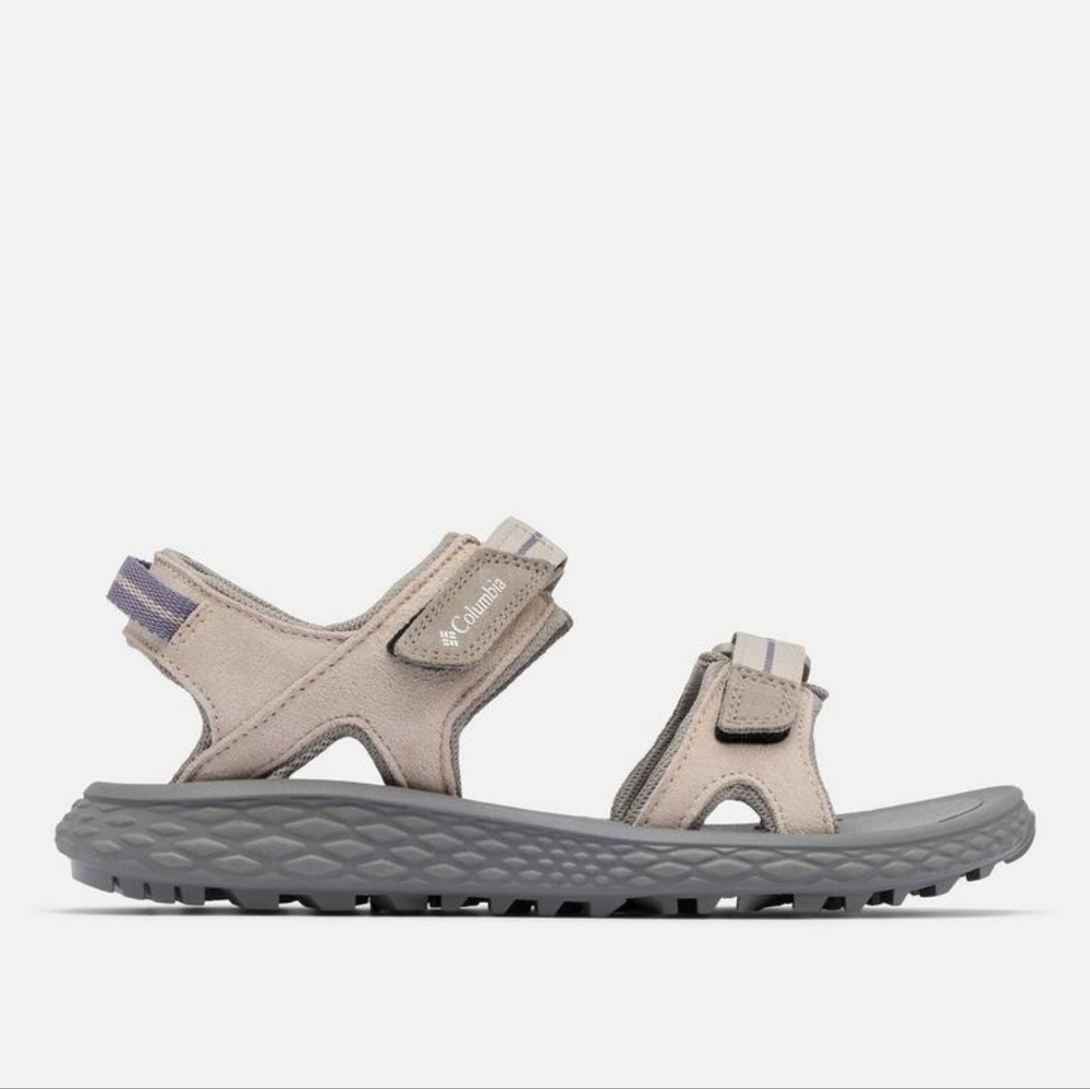 Women's Columbia Konos Hiker 2-Strap Hiking Sandal, Gray, 8